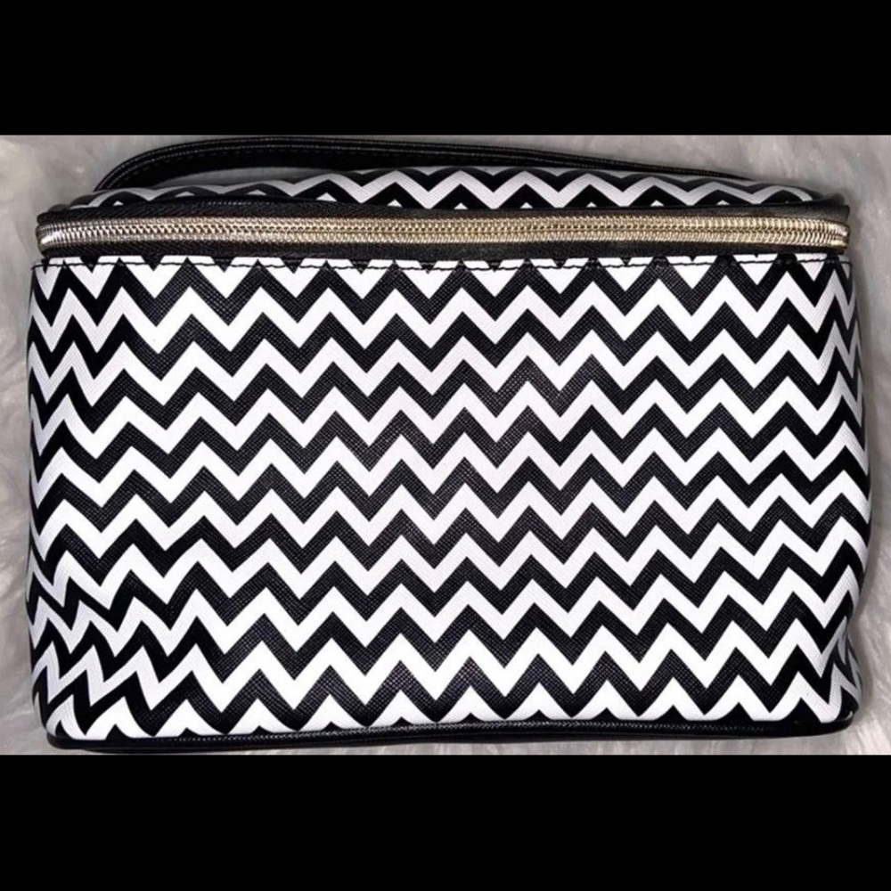 DABNEY LEE BRAND NEW CHEVRON PATTERN MAKE UP BAG - Picture 3 of 5
